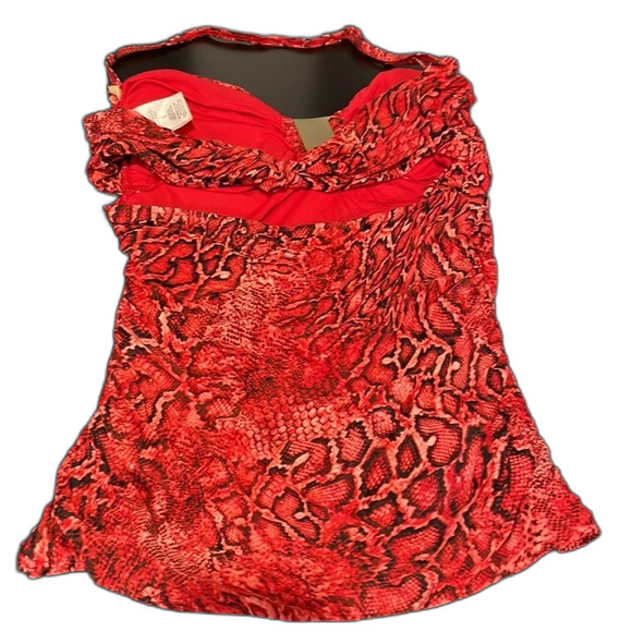 Carmen Marc Valvo Tankini Top Size Small - Picture 5 of 9